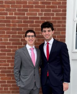 Photo of President/VP Candidates: Joel Harris (Right) and Eliyahu Cohen (Left)